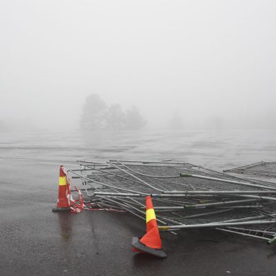 holmenkollen in the mist - 